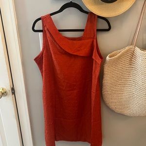 Dark Terracotta Dress Large NWOT